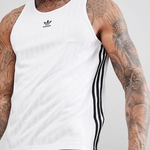 Adidas Men’s Adicolor Trefoil Logo Tank Top Sz L
